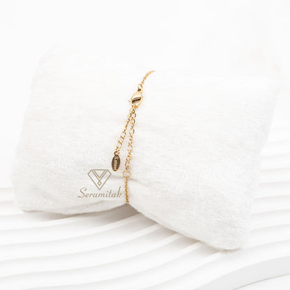 Odak – Merkez Motifli Miyuki Bileklik | Lacivert