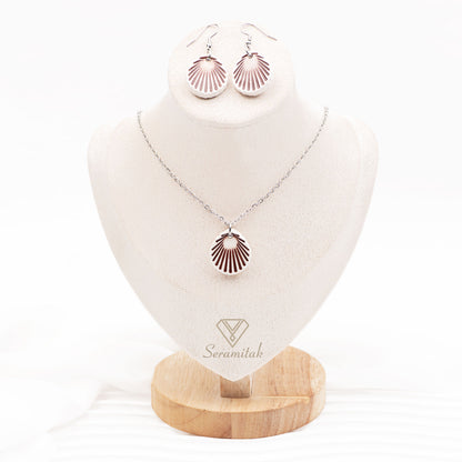 Sahil – Seramik Kolye & Küpe Seti