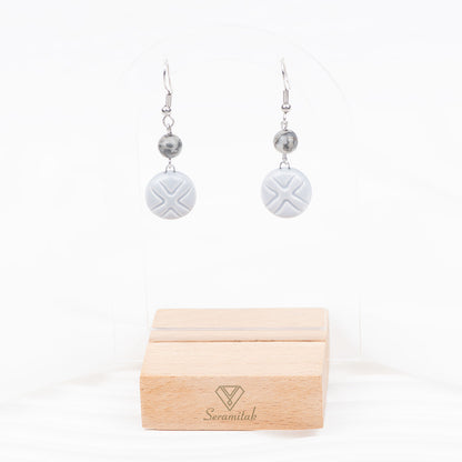 Vurgu – Seramik Kolye & Küpe Seti