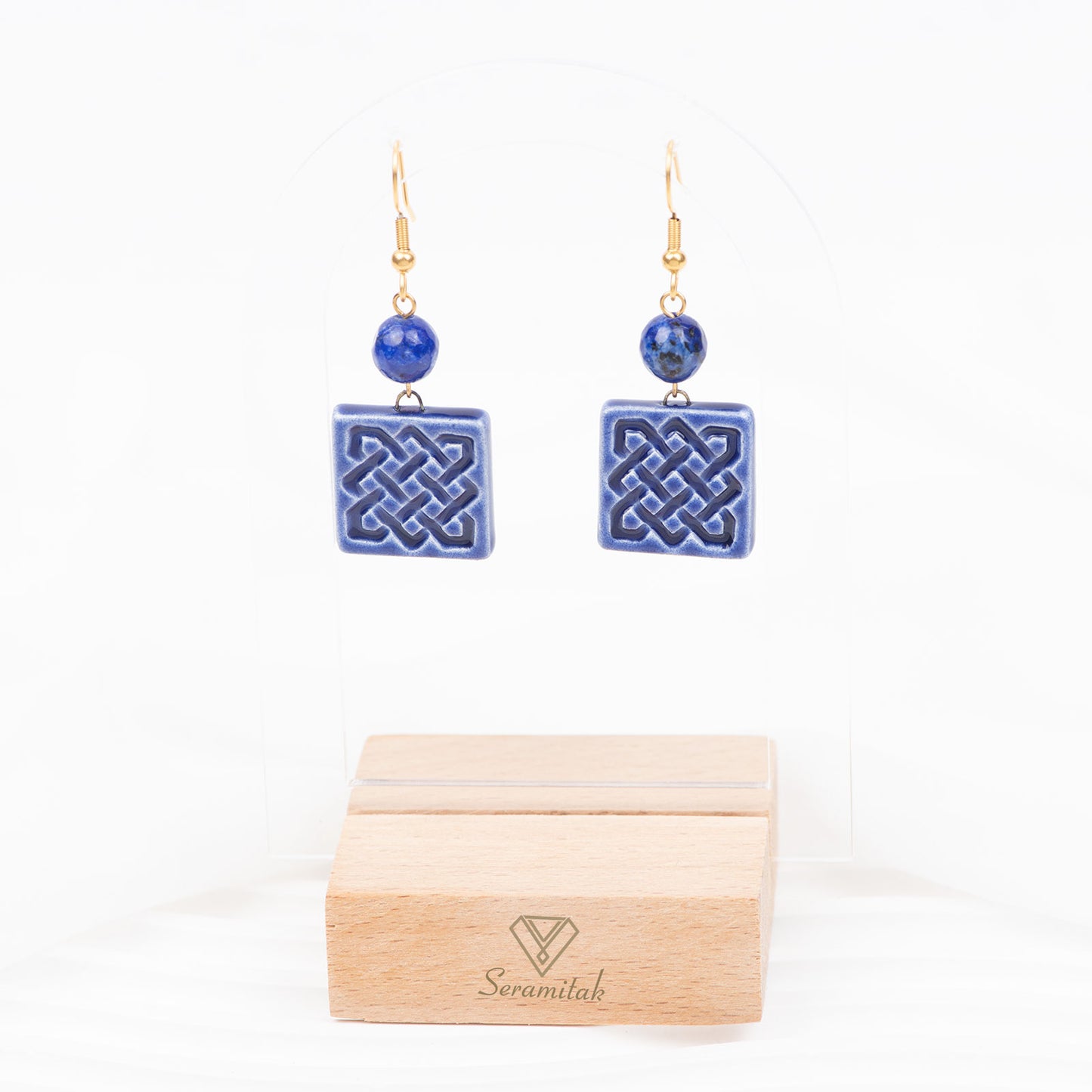 Kutsal Düğüm – Seramik Kolye & Küpe Seti