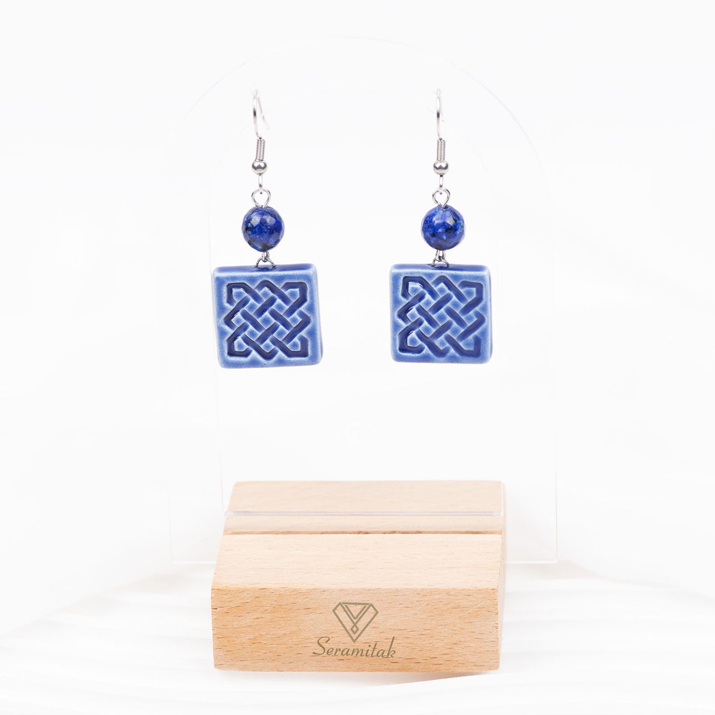 Kutsal Düğüm – Seramik Kolye & Küpe Seti